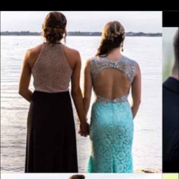 PROM DRESS | Formal gown, Tiffany blue - Picture 3 of 8